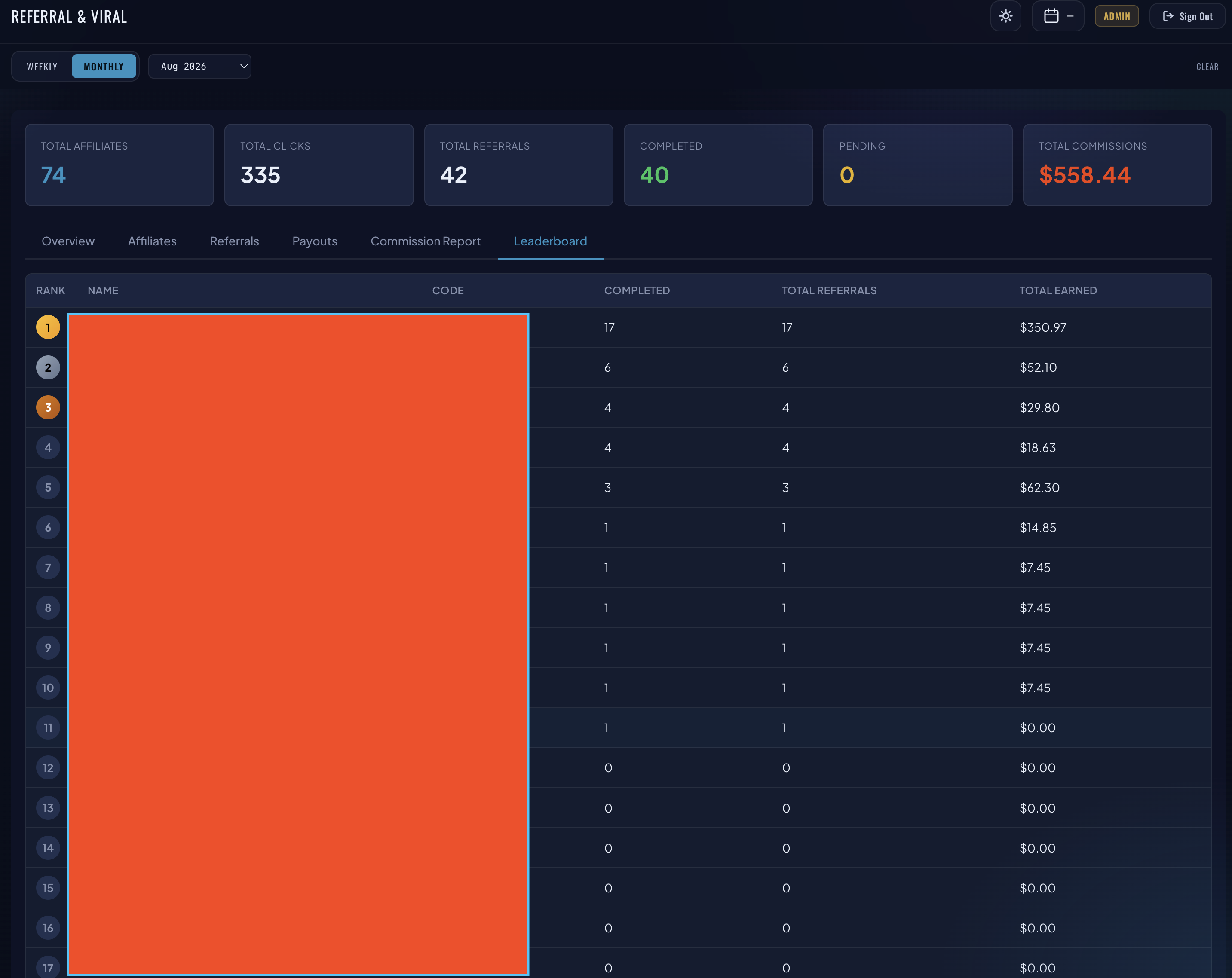 Referral system proof 4